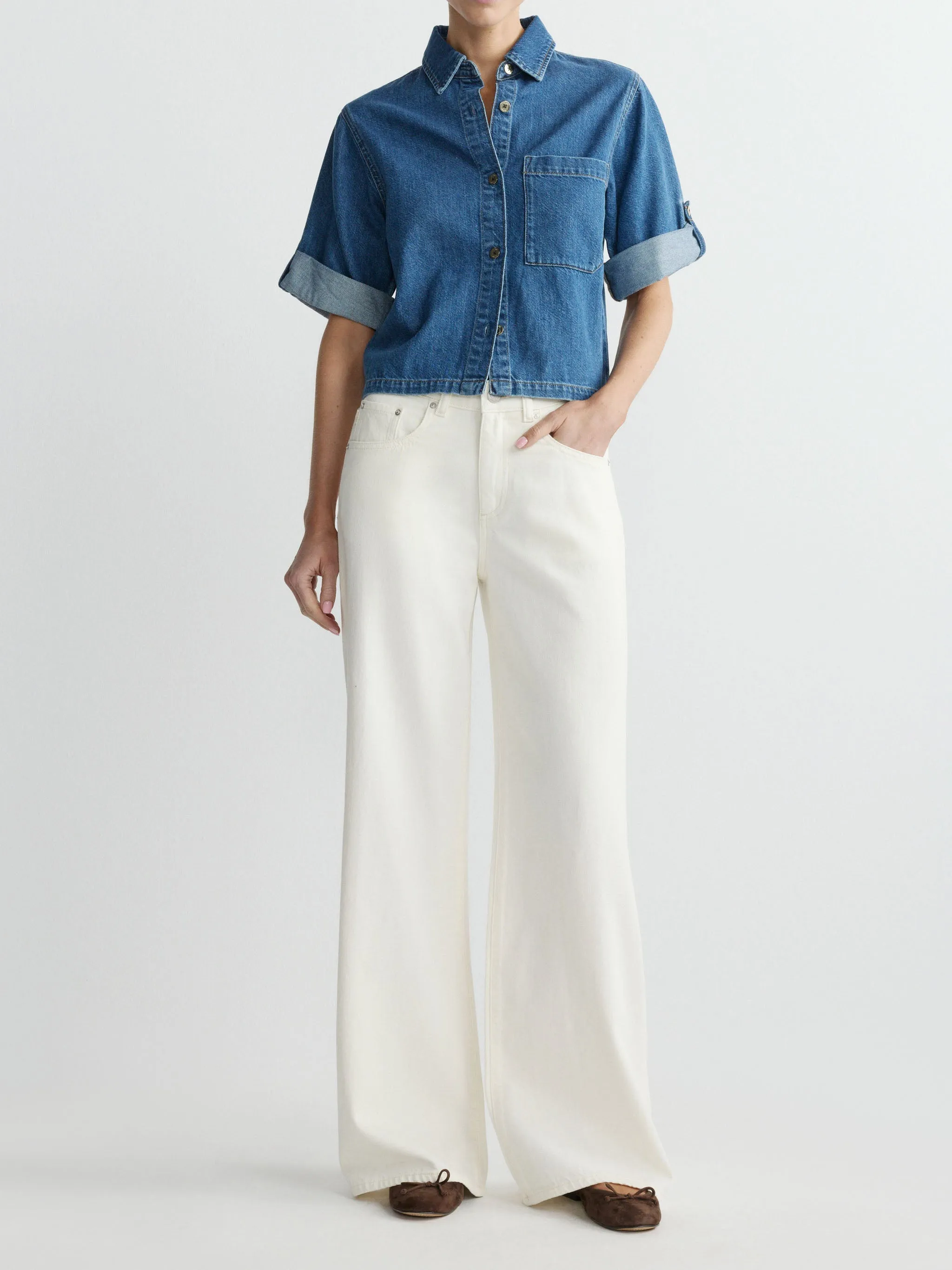 Montauk Shirt Cuffed Sleeve | North Beach sold by DL1961 product image thumbnail 2