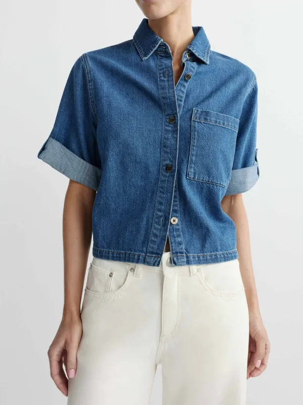 Montauk Shirt Cuffed Sleeve | North Beach made by DL1961