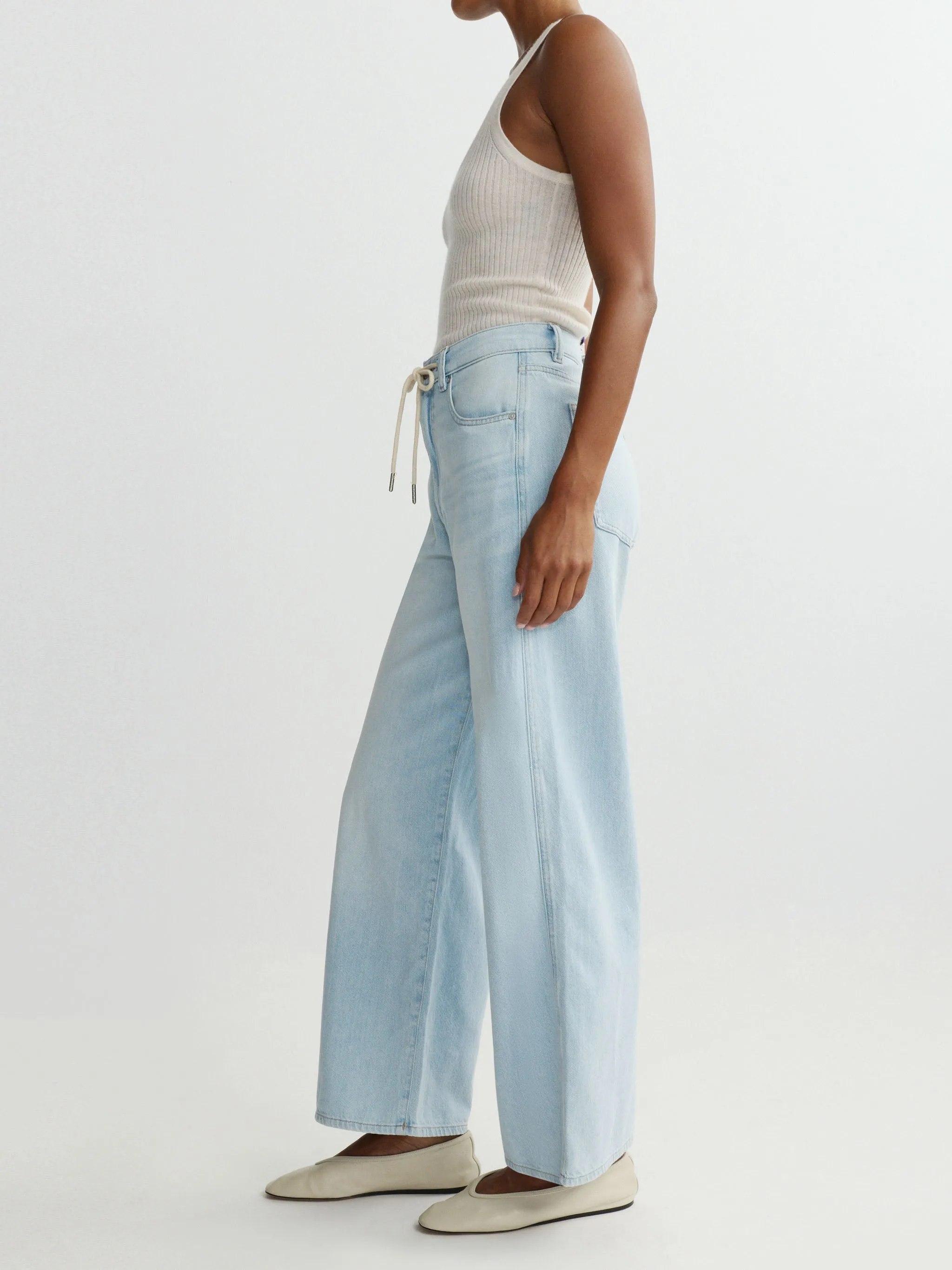 Taylor Relaxed Barrel High Rise 28" Jeans | Poolside Aura sold by DL1961 product image thumbnail 3