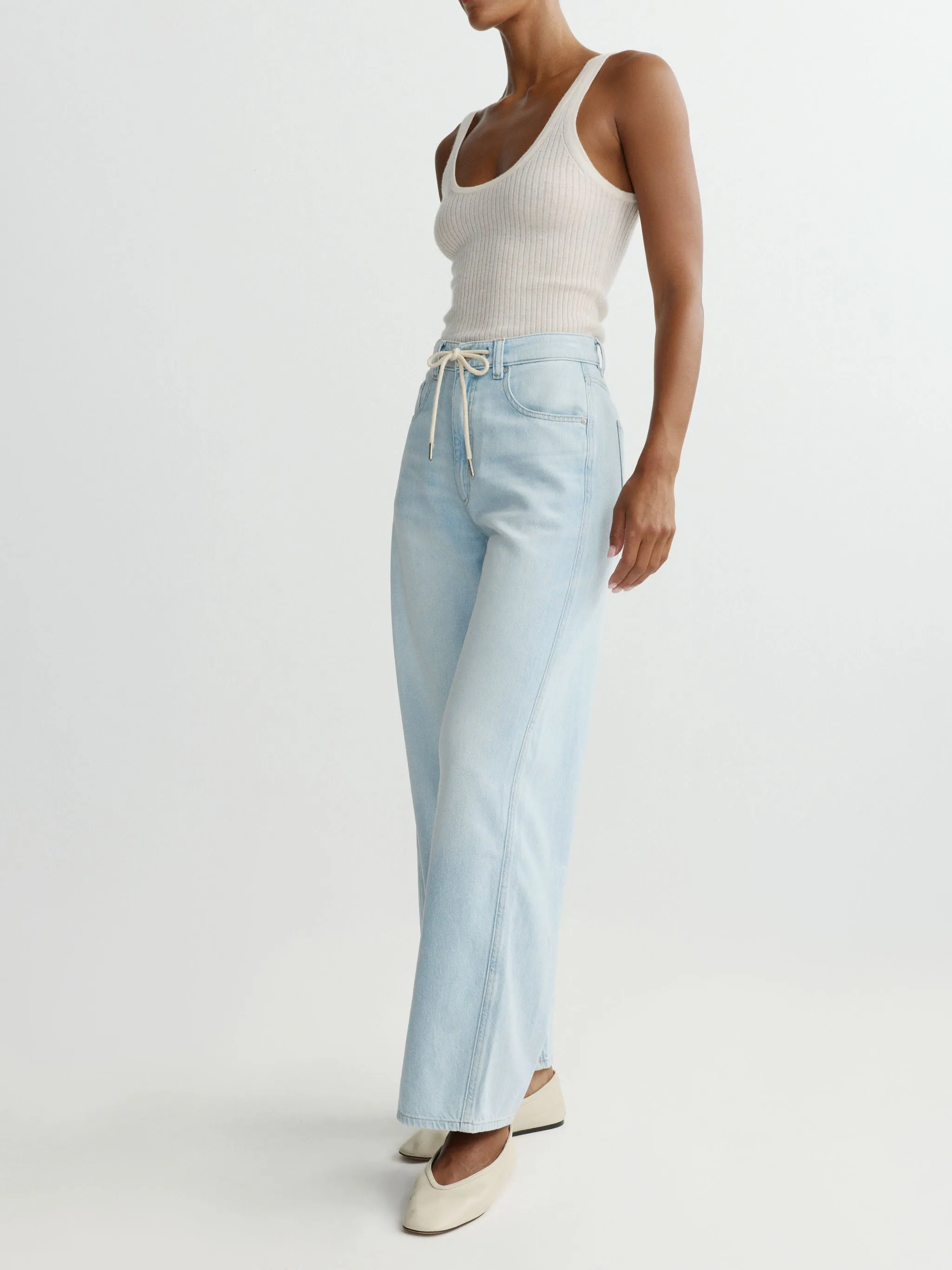 Taylor Relaxed Barrel High Rise 28" Jeans | Poolside Aura sold by DL1961 product image thumbnail 2
