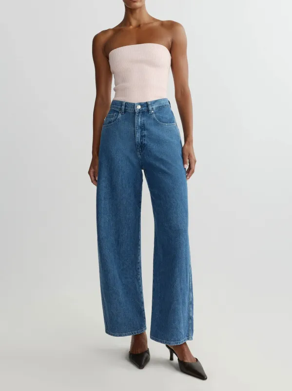 Taylor Relaxed Barrel High Rise 28" Jeans | Terra Blues Aura sold by DL1961