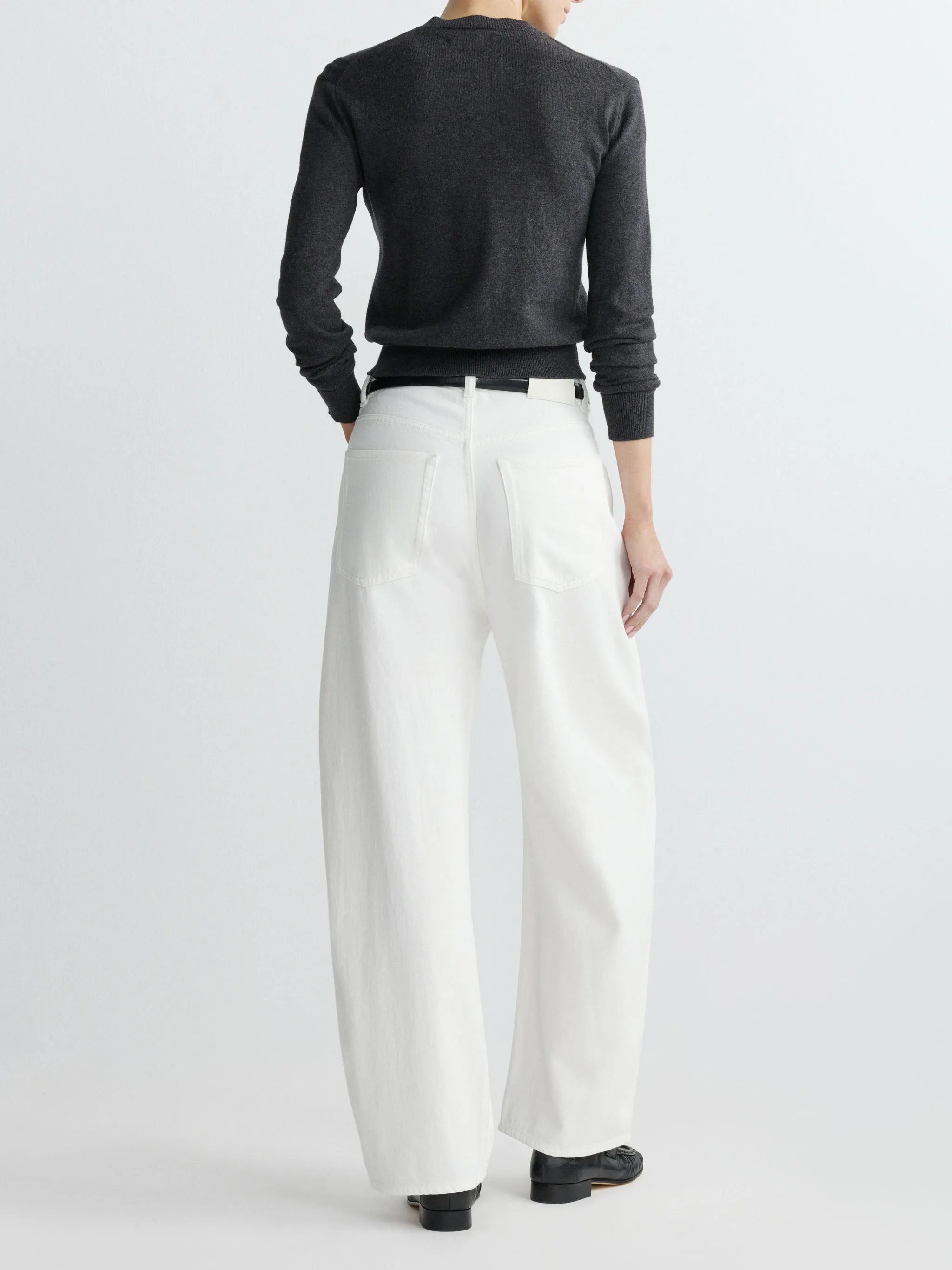 Taylor Relaxed Barrel High Rise 28" Jeans | White Aura sold by DL1961 product image thumbnail 3
