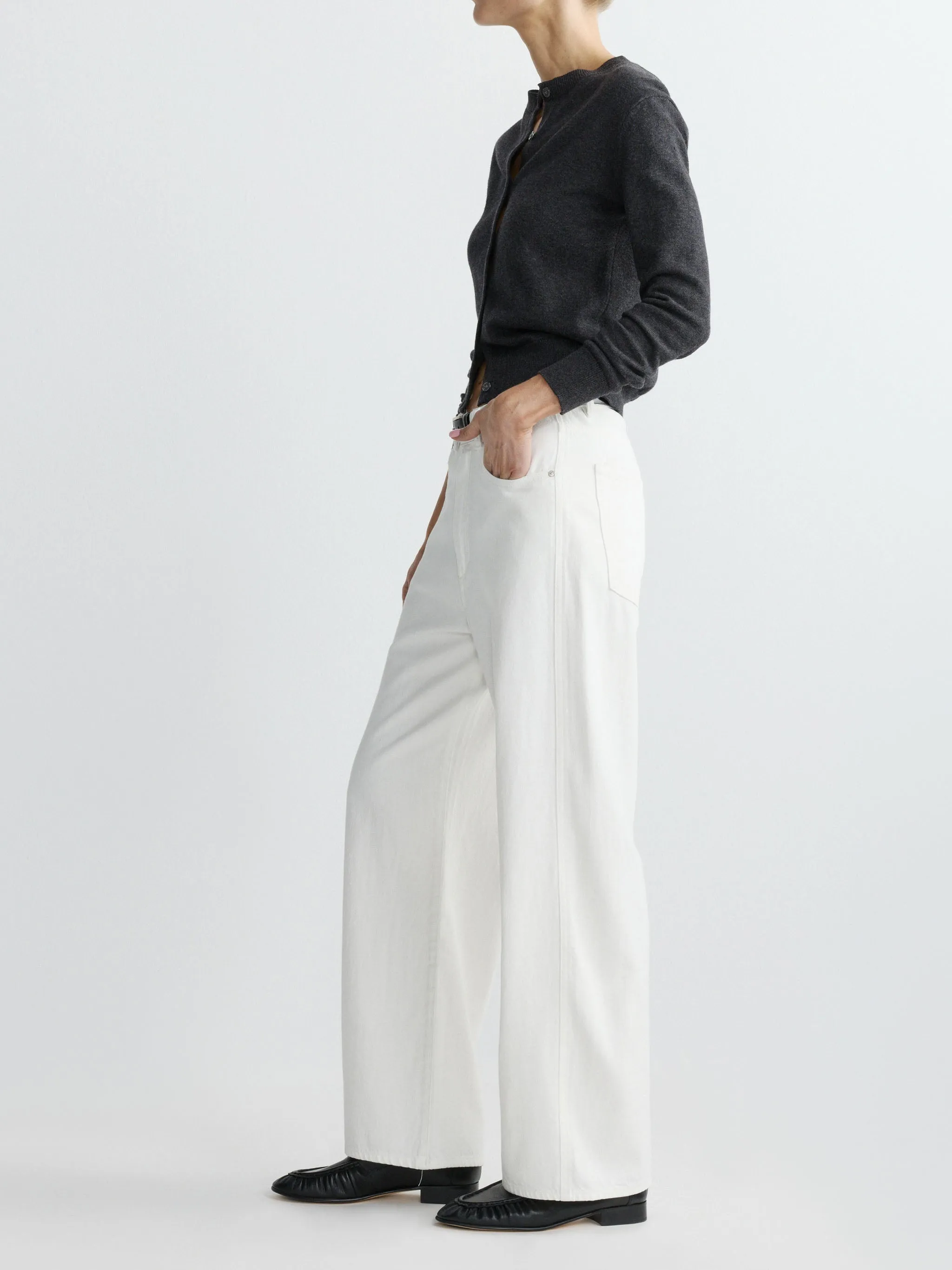 Taylor Relaxed Barrel High Rise 28" Jeans | White Aura sold by DL1961 product image thumbnail 2