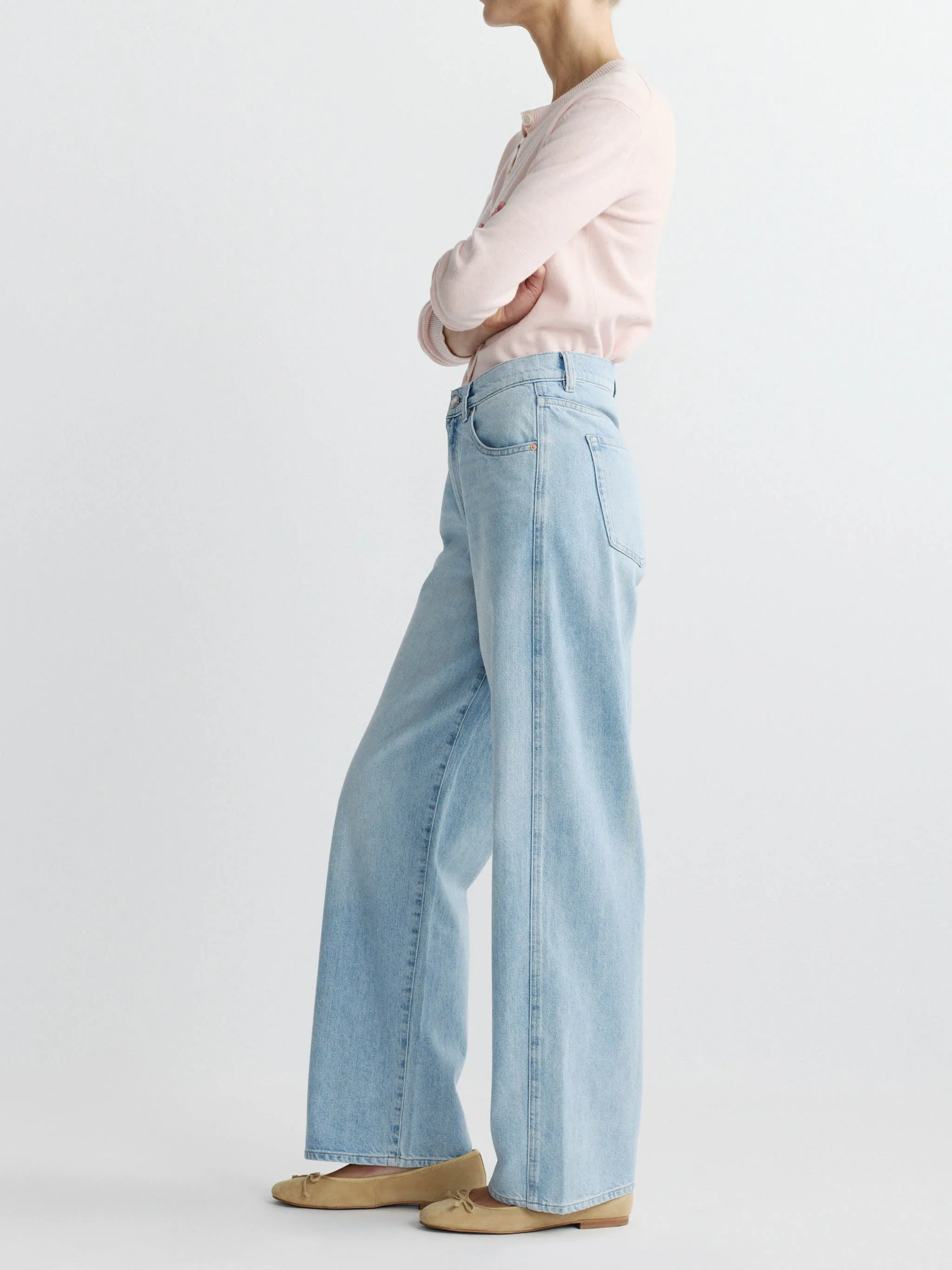 Taylor Relaxed Barrel High Rise 31" Jeans | Blue Mist sold by DL1961 product image thumbnail 2
