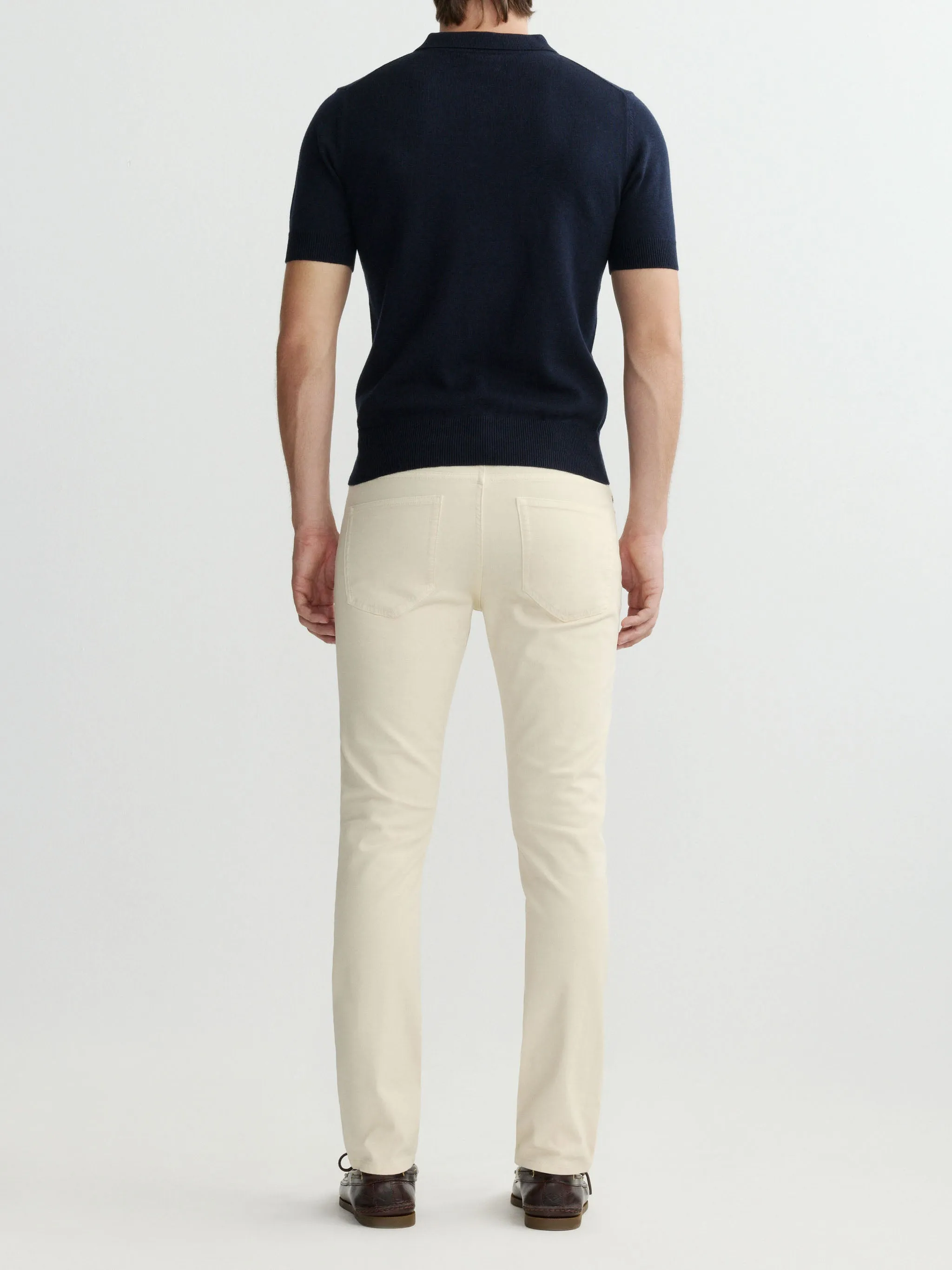Knit Polo Short Sleeve | Navy sold by DL1961 product image thumbnail 4
