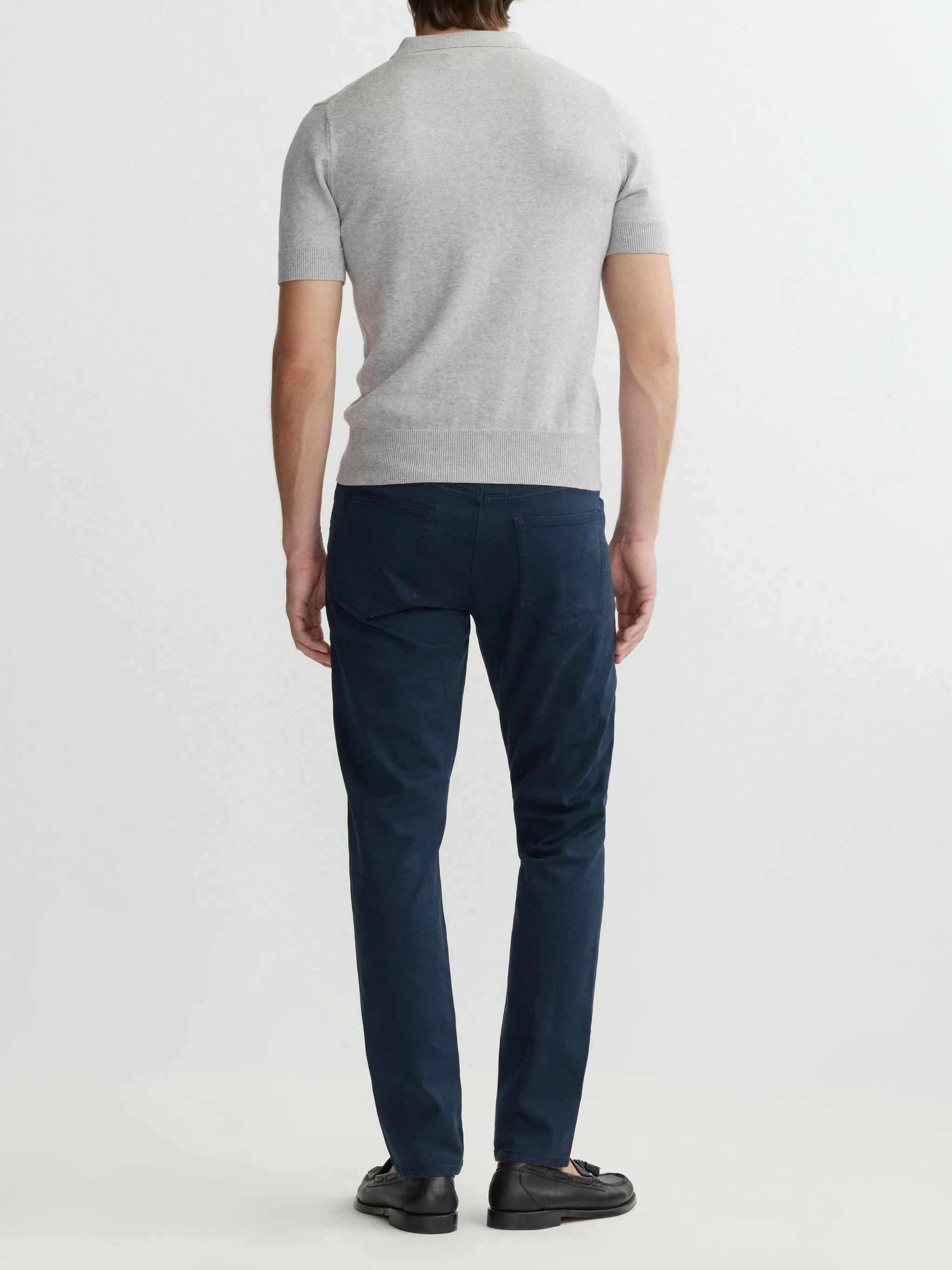 Knit Polo: Short Sleeve | Concrete sold by DL1961 product image thumbnail 3