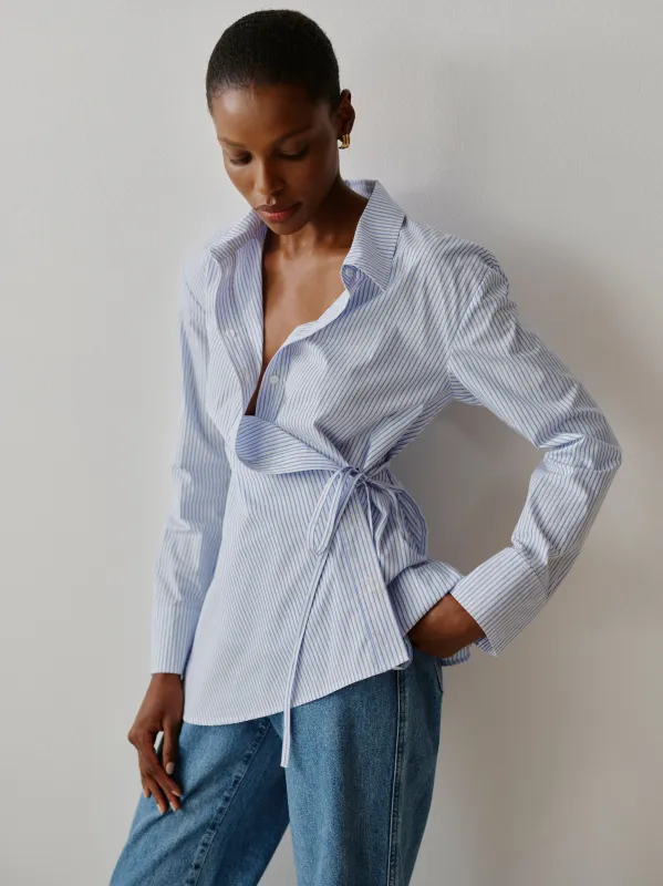 Agnes Wrap Shirt | Picnic sold by DL1961