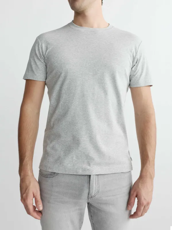 Ribbed Crewneck Tee | Grey sold by DL1961