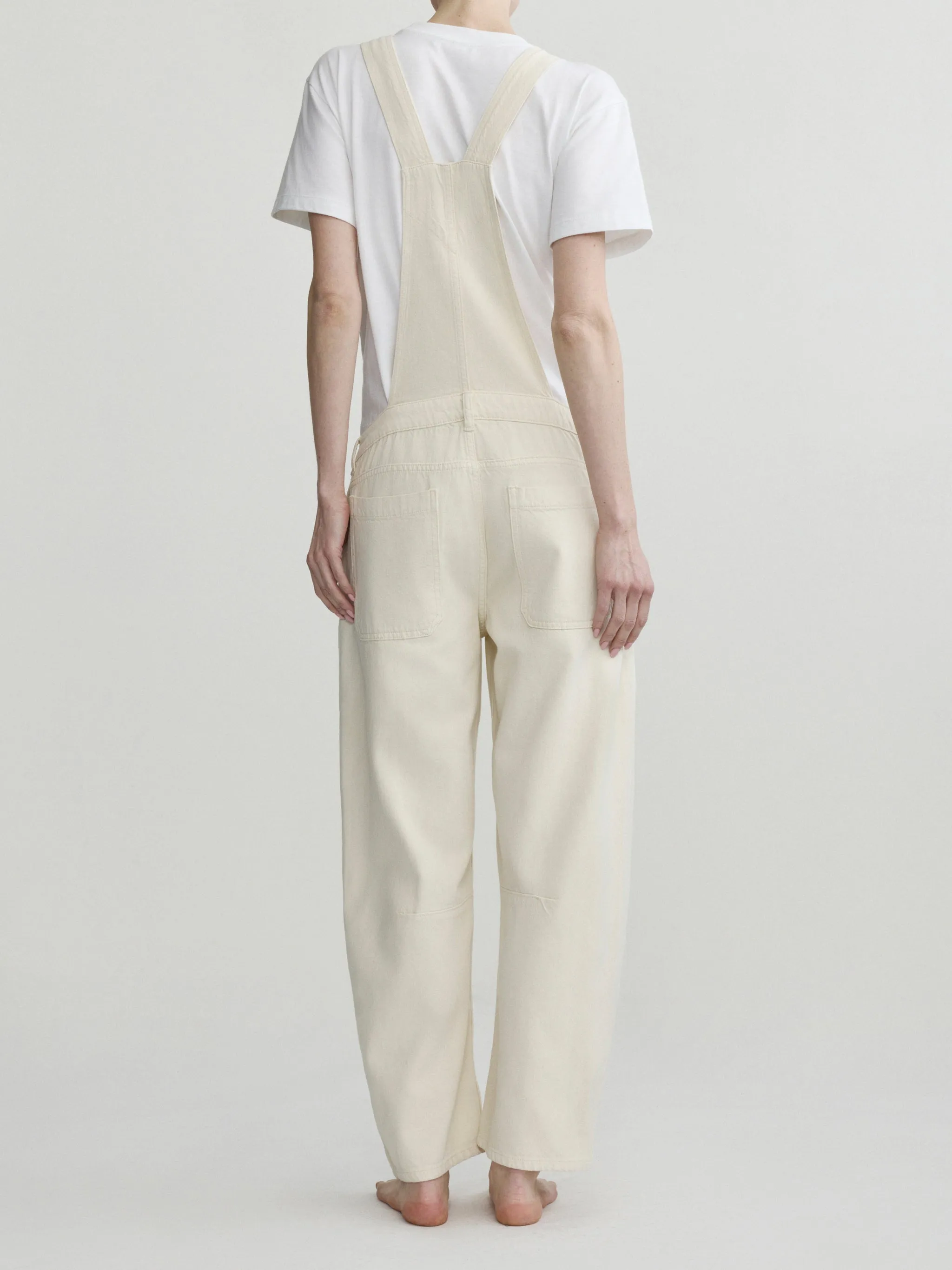 DL1961 x Bumpsuit Bilie Overall Maternity 26" | Flax Aura sold by DL1961 product image thumbnail 4
