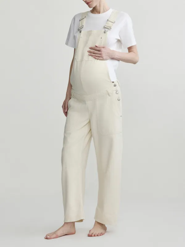 DL1961 x Bumpsuit Bilie Overall Maternity 26" | Flax Aura made by DL1961