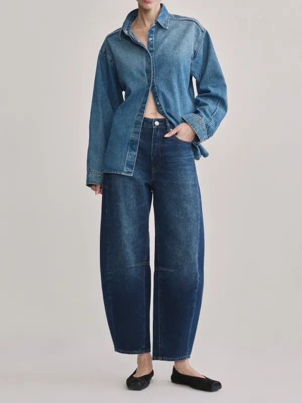 Miro Barrel High-Rise 28" Jeans | Oxford Blue made by DL1961