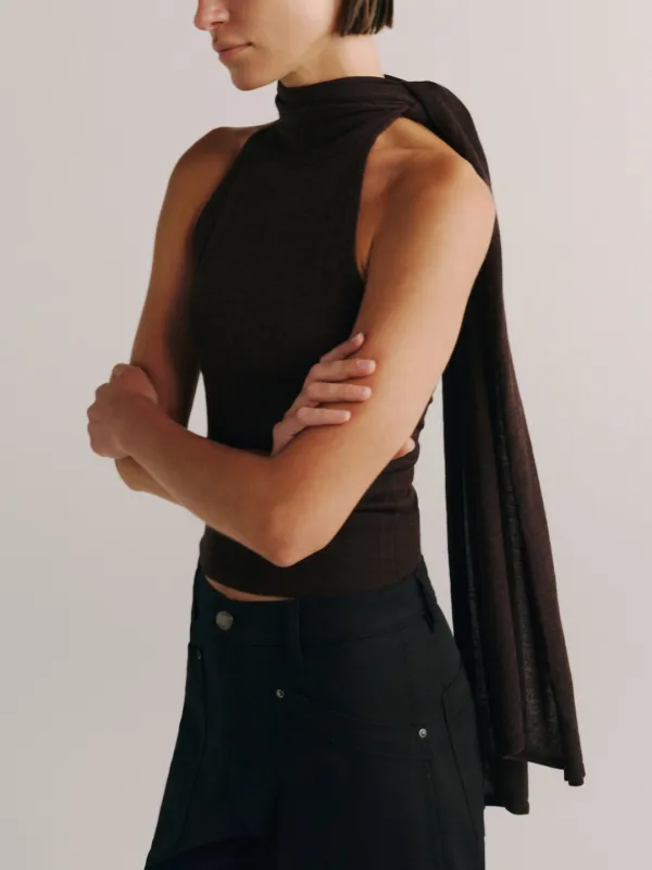 Bow Tie Knit Top | Brunette made by DL1961
