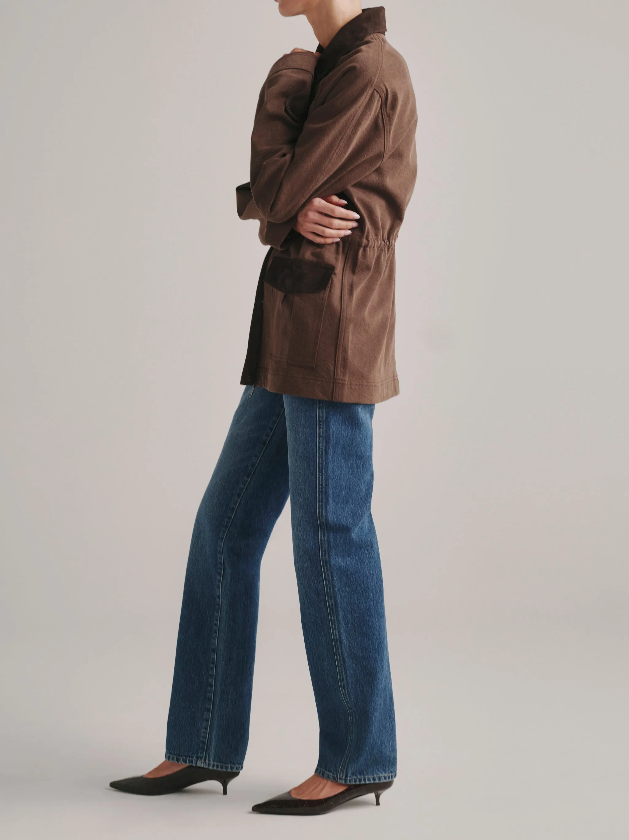 Field Denim Jacket | Brownstone sold by DL1961 product image thumbnail 3