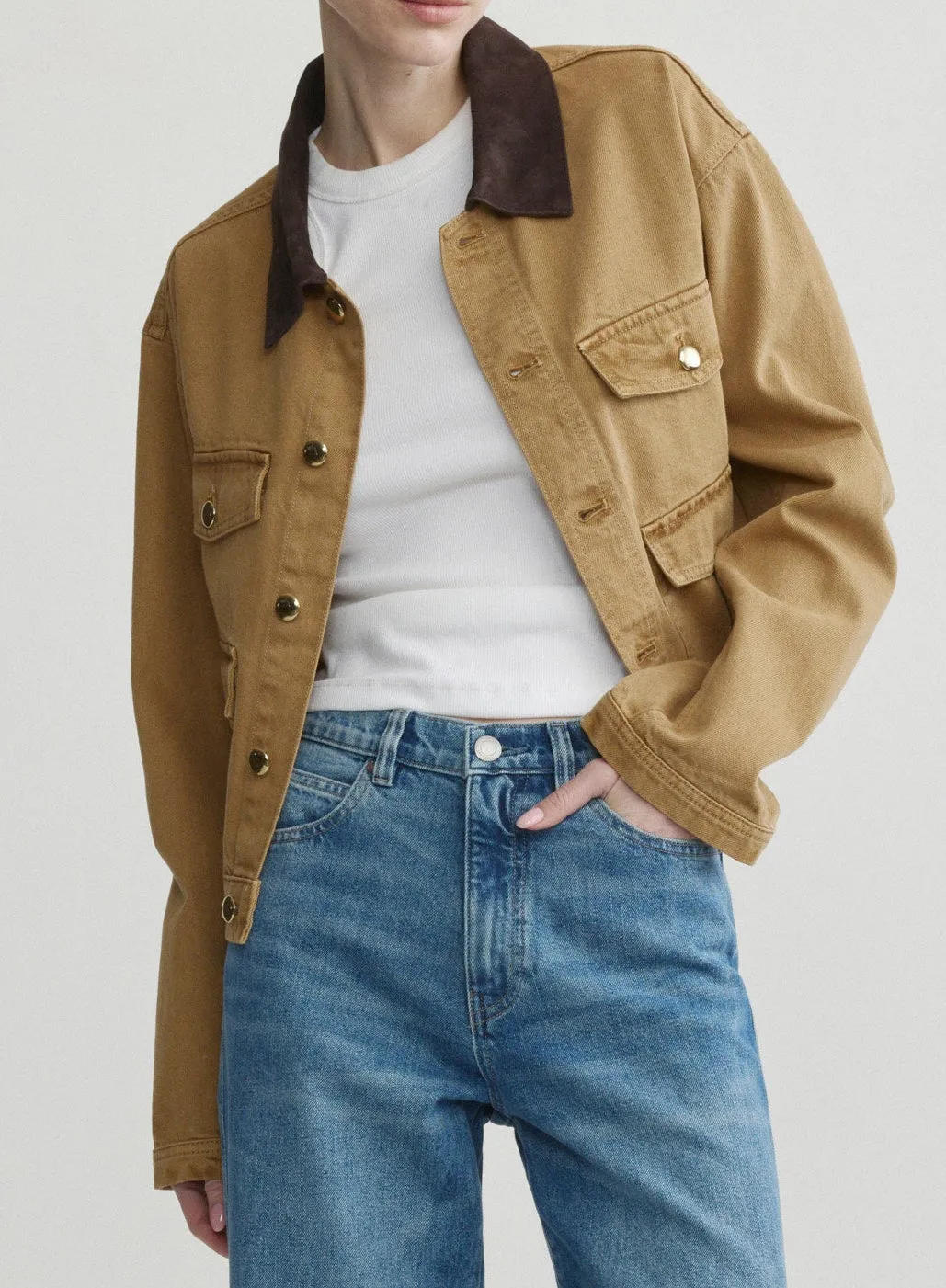 Boxy Denim Jacket | Savannas sold by DL1961