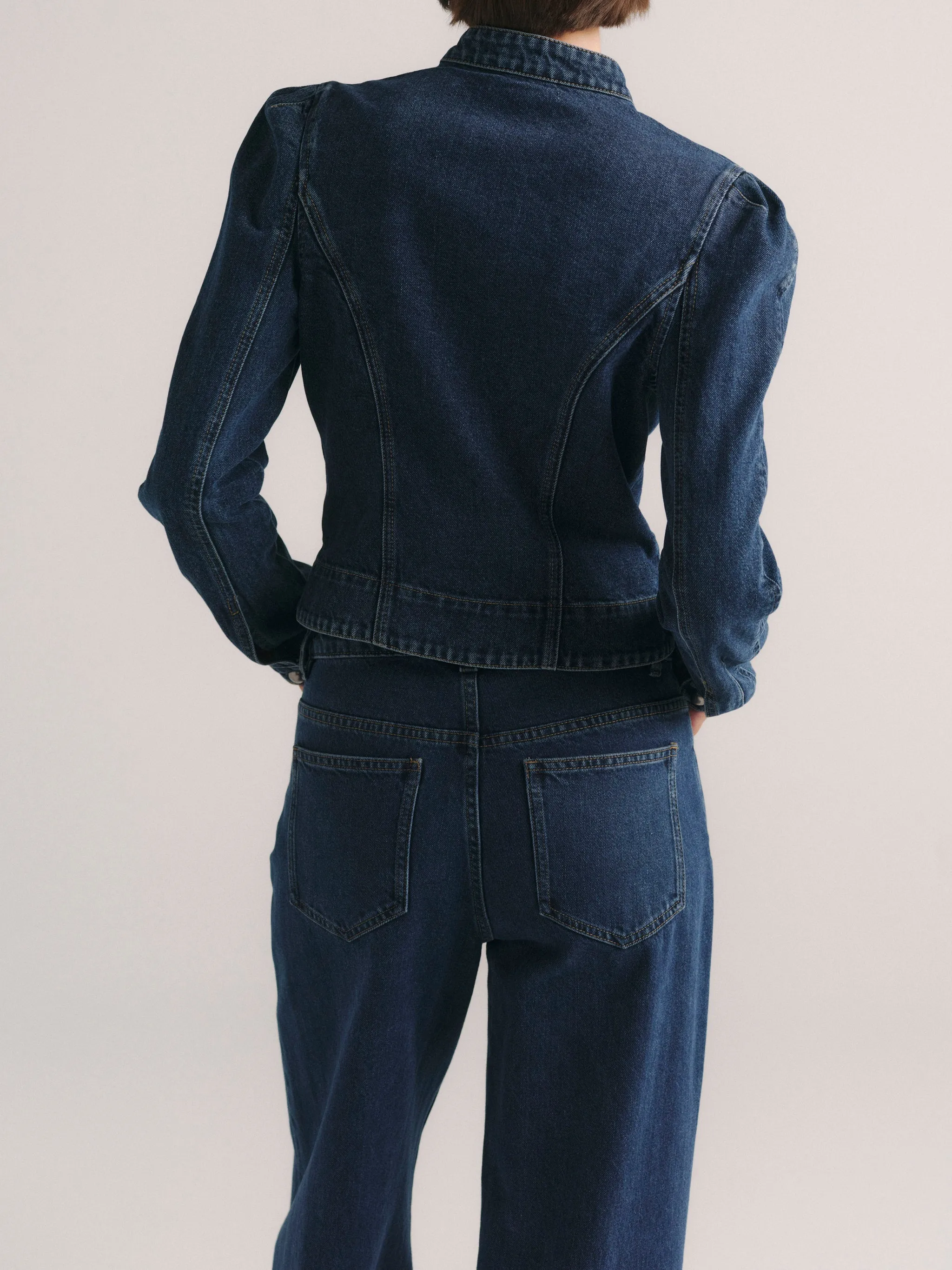 Sculpted Denim Top | Moon Lake sold by DL1961 product image thumbnail 4