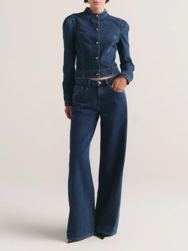 Sculpted Denim Top | Moon Lake made by DL1961