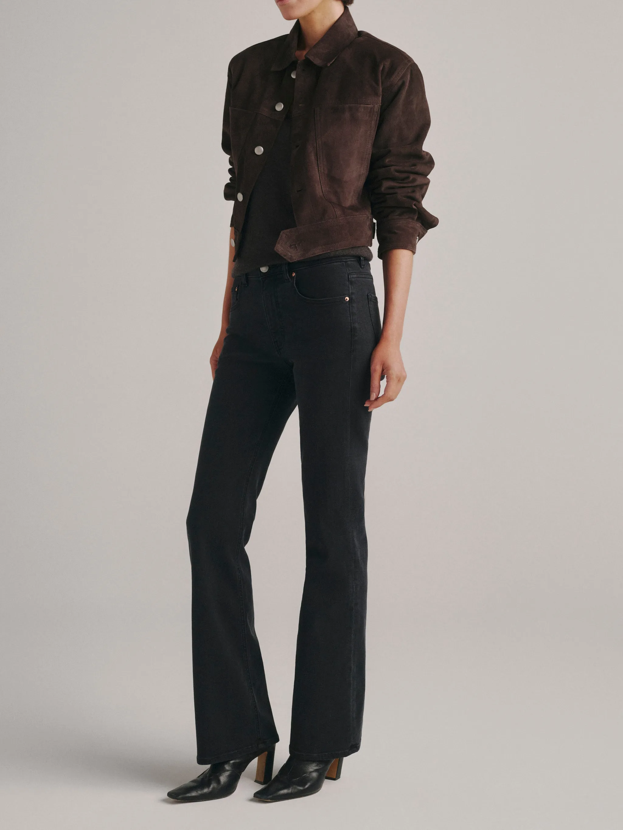 Bella Slim Bootcut Mid-Rise 32" Jeans | 2Am sold by DL1961 product image thumbnail 3