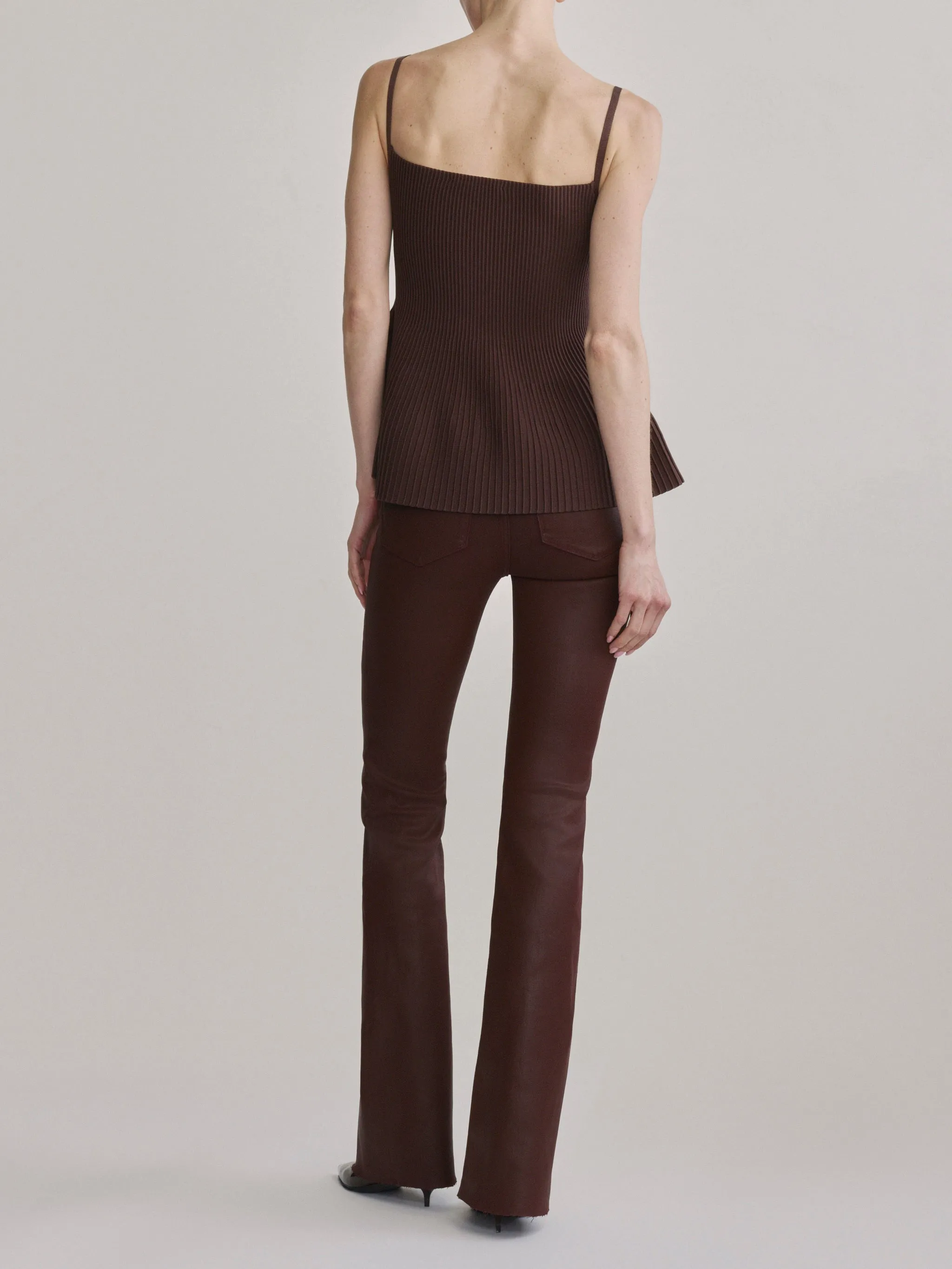 Bridget Bootcut High Rise Instasculpt™ 33" Jeans | Vin Rouge Coated sold by DL1961 product image thumbnail 3
