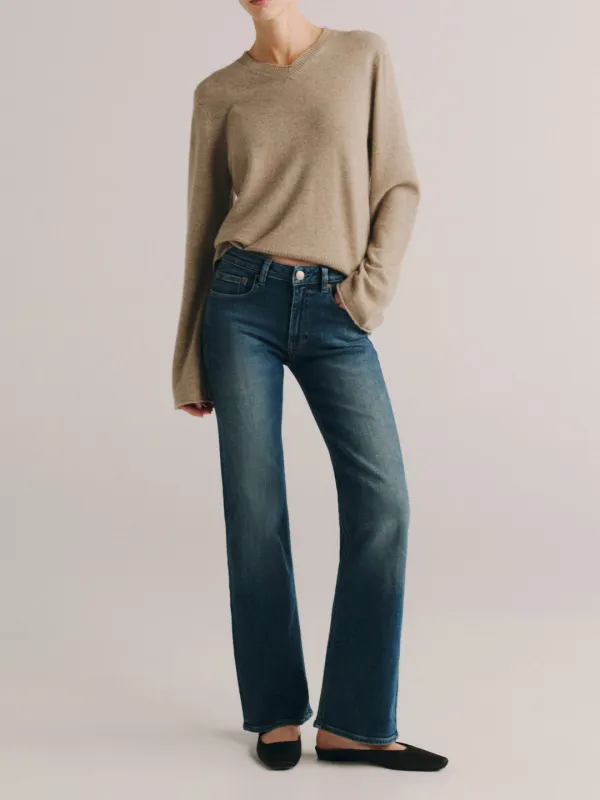 Bella Slim Bootcut Mid-Rise 32" Jeans | Deep Willow made by DL1961