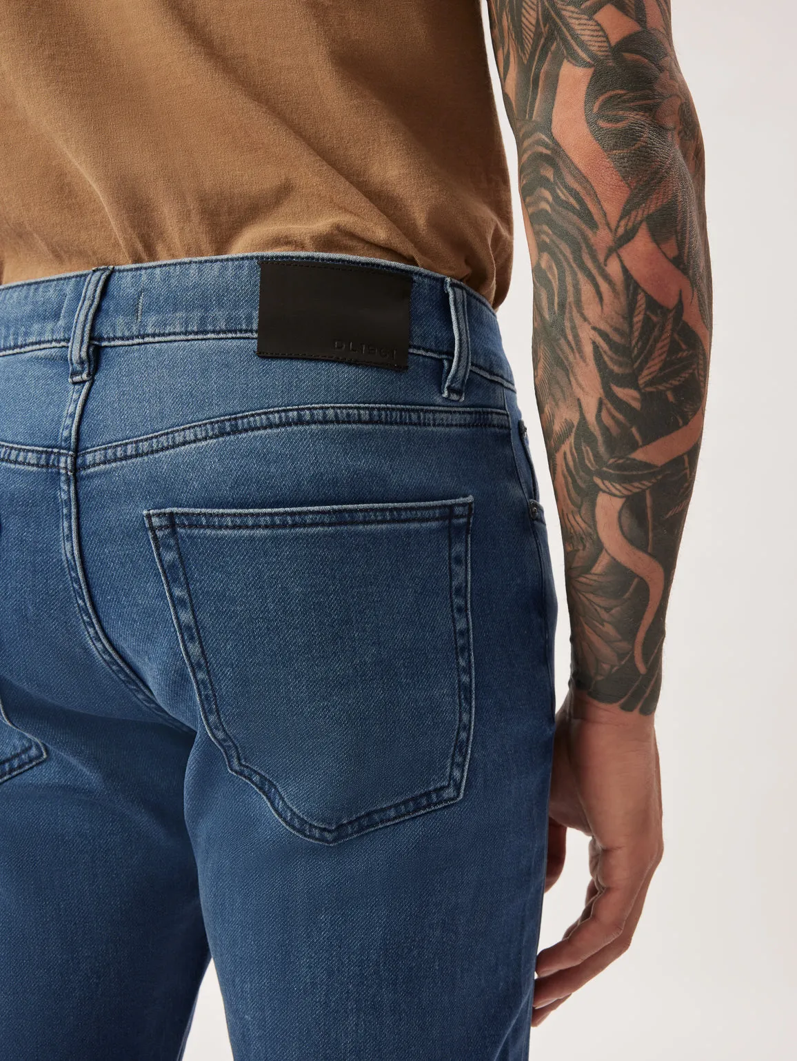 Russell Slim Straight Jeans| Mohonk (Mid Indigo) sold by DL1961 product image thumbnail 5