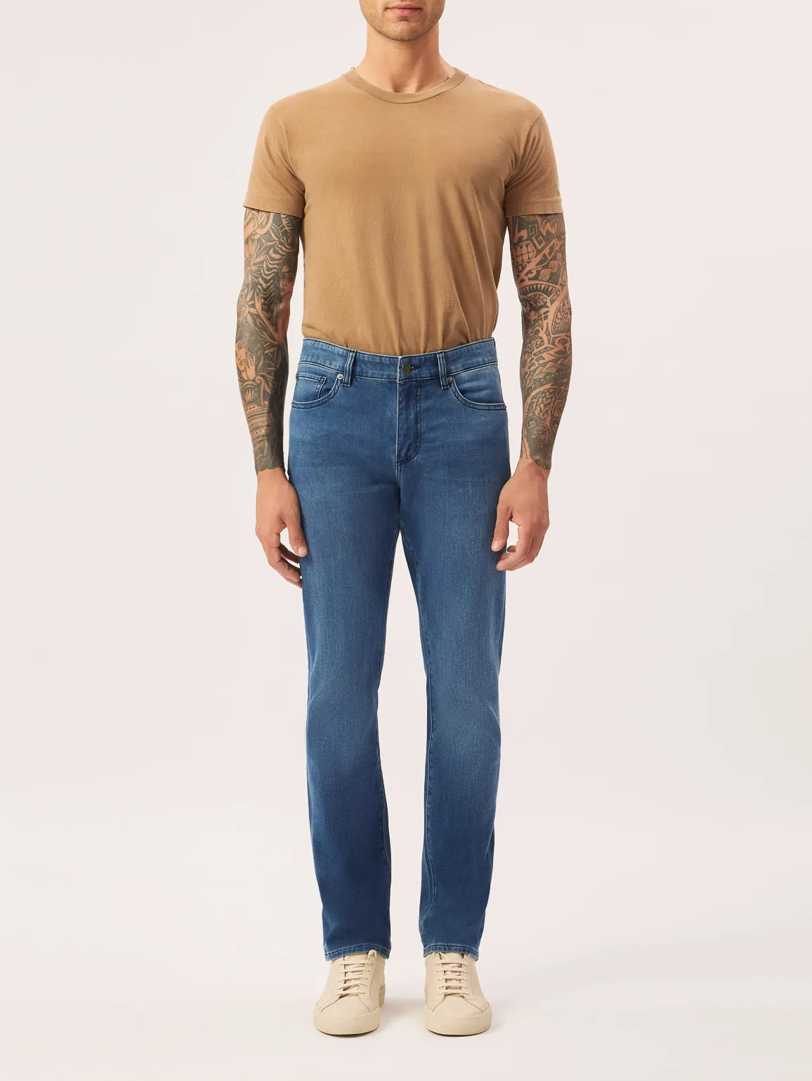 Russell Slim Straight Jeans| Mohonk (Mid Indigo) sold by DL1961