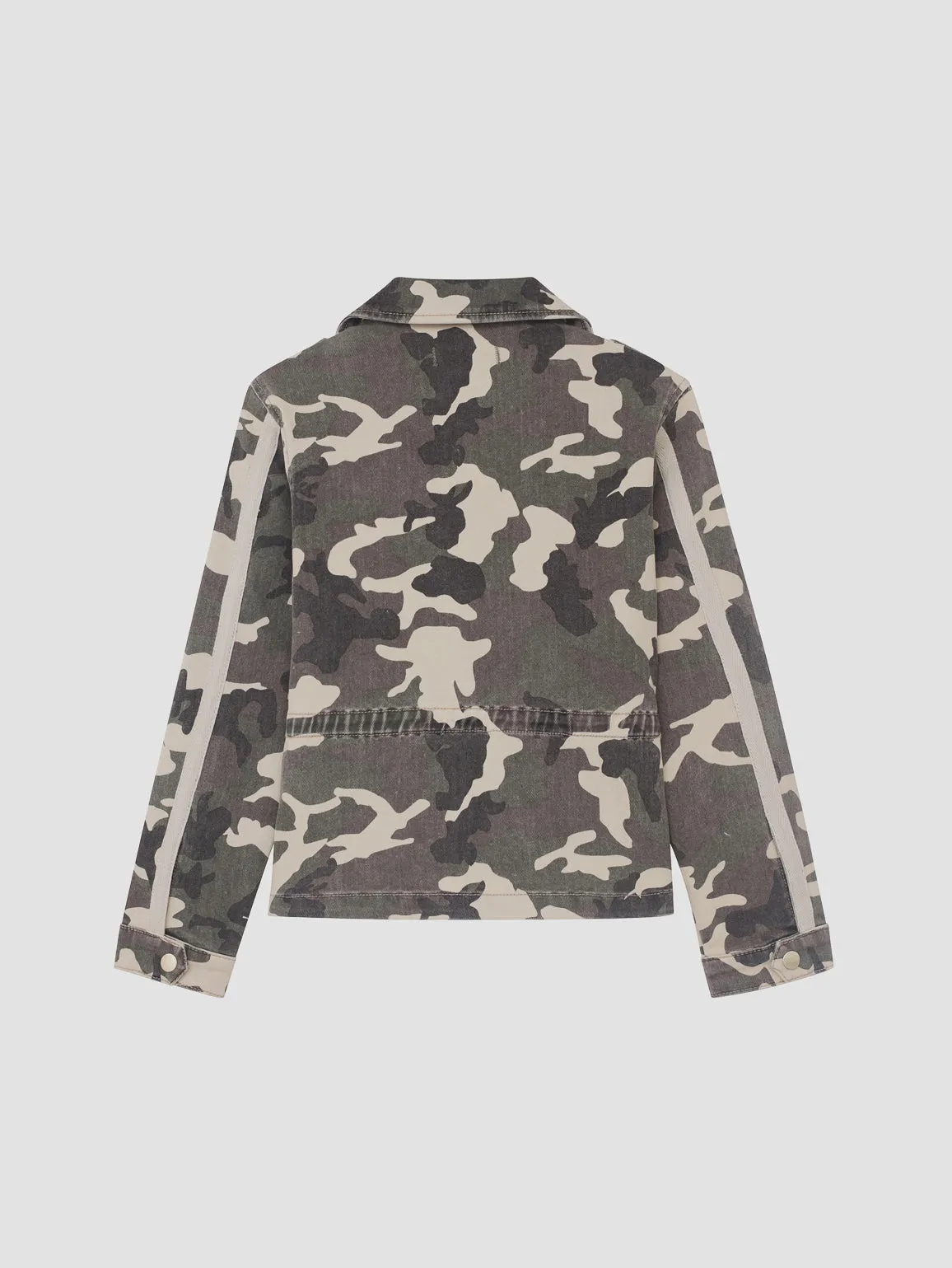 Rocco Denim Jacket Parka | Camo Stripe sold by DL1961 product image thumbnail 2