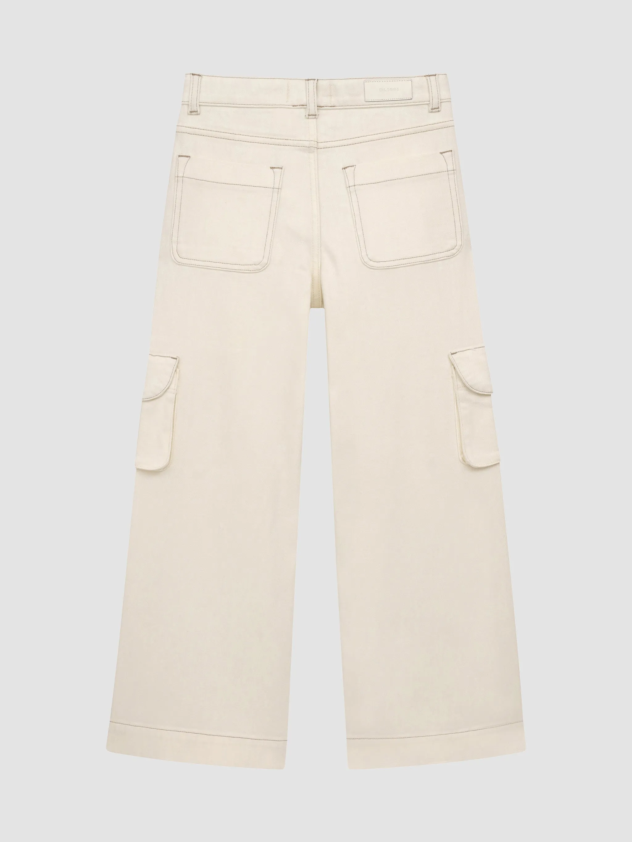 Lily Wide Leg Jeans | Eggshell Cargo sold by DL1961 product image thumbnail 2