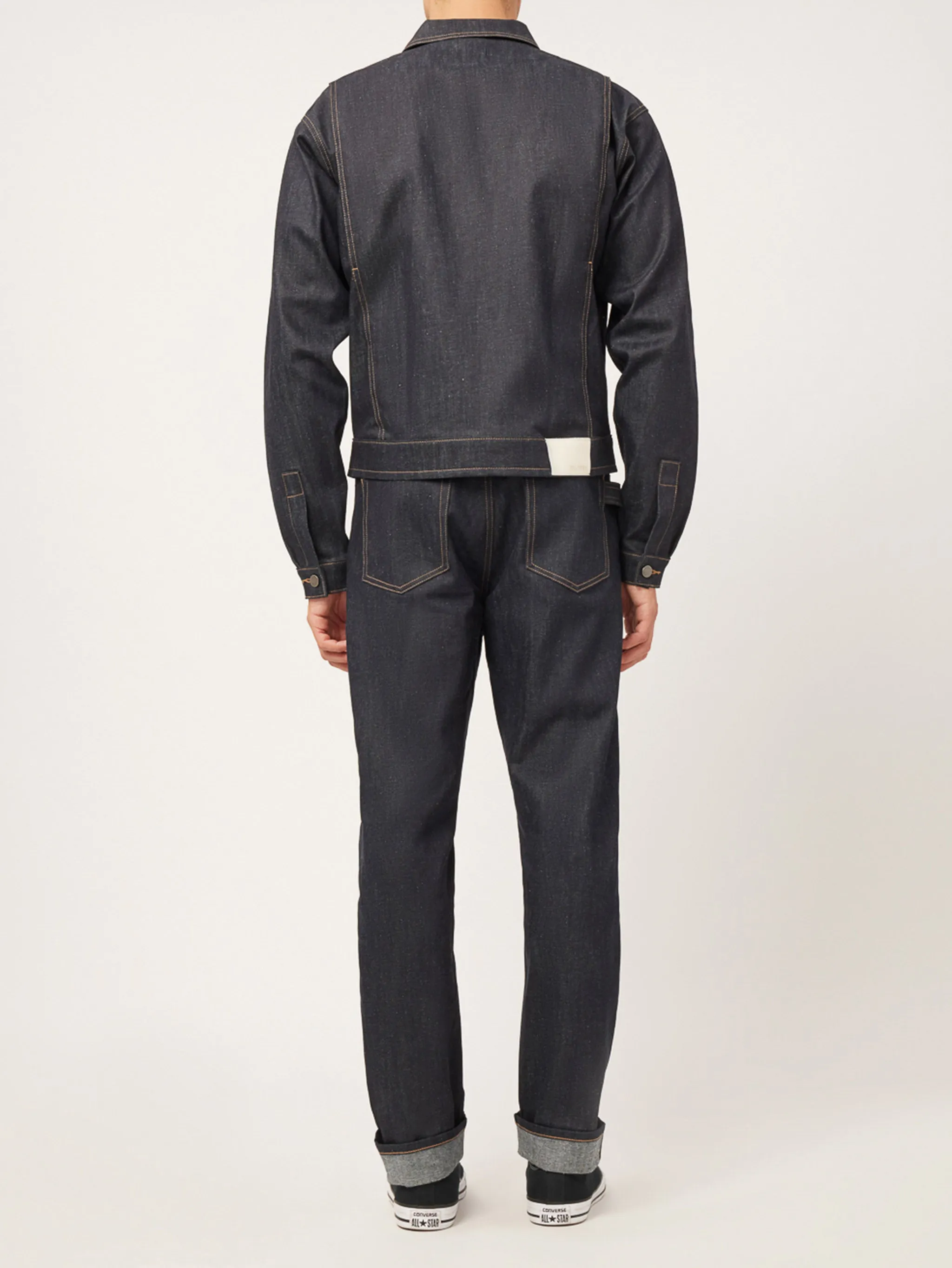 Noah Tapered Straight Jeans | Rinse Coated Cuffed sold by DL1961 product image thumbnail 3