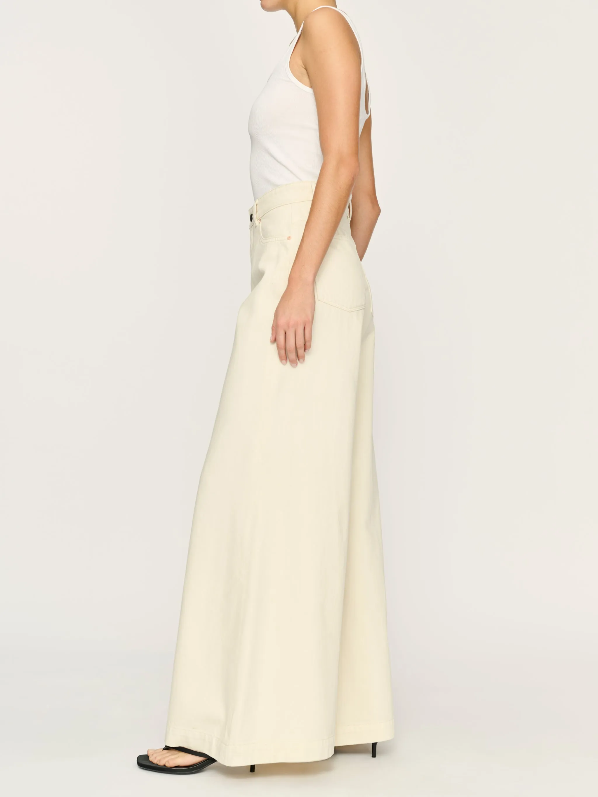 Lucila Ultra Wide Leg High Rise 33" | Flax sold by DL1961 product image thumbnail 3