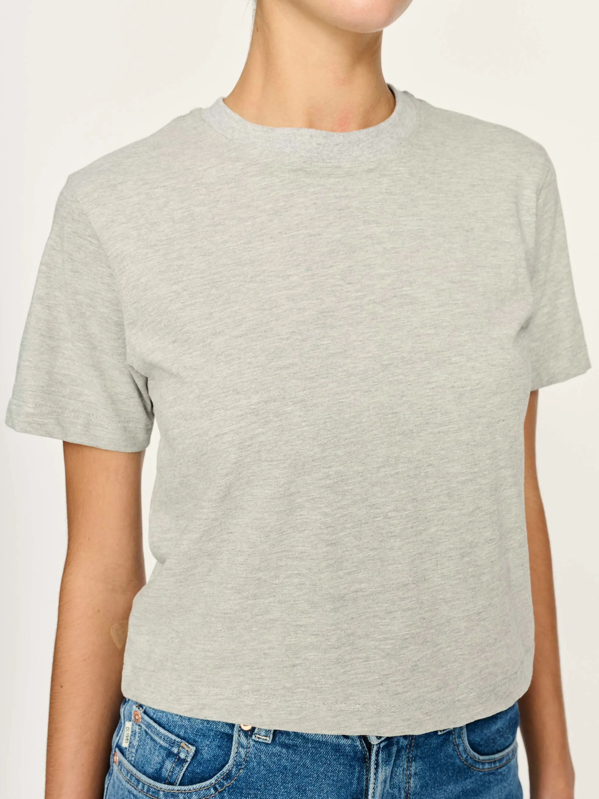 Essential Tee | Heather Grey sold by DL1961