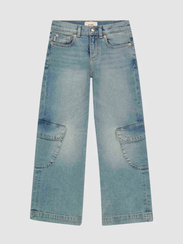 Nini Wide Leg | Aged Mid Cargo sold by DL1961