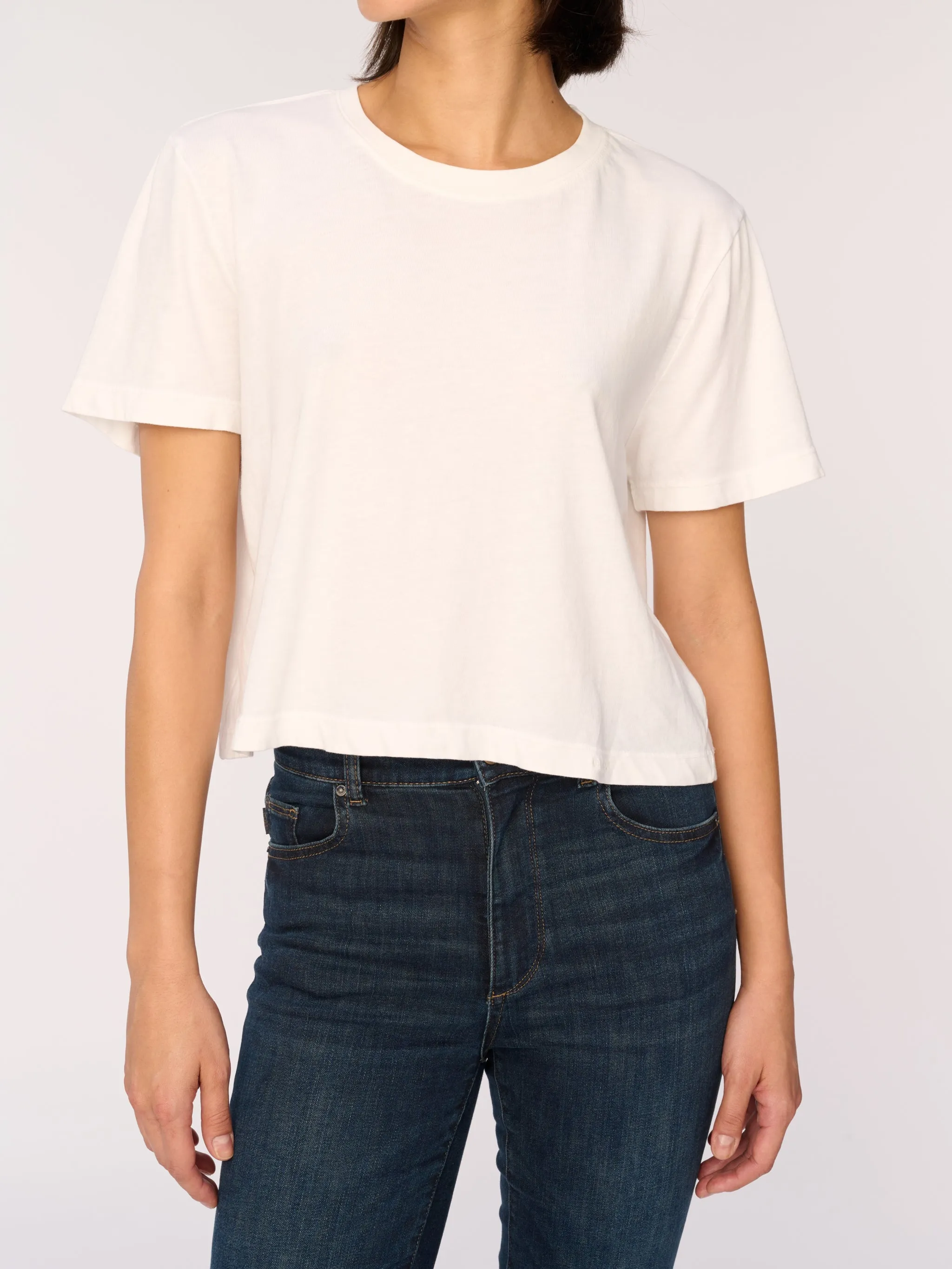 Essential Tee | White sold by DL1961