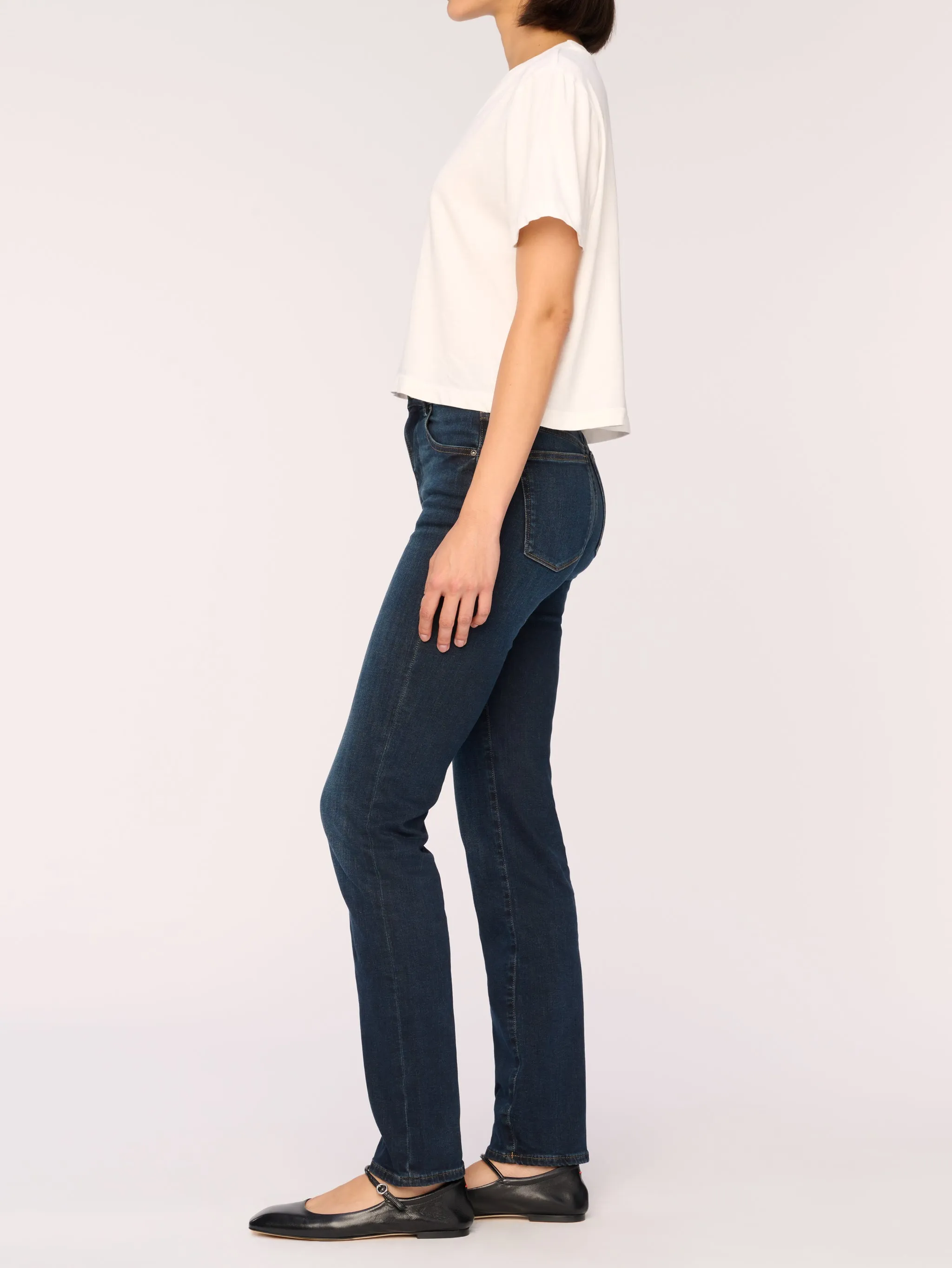 Essential Tee | White sold by DL1961 product image thumbnail 4