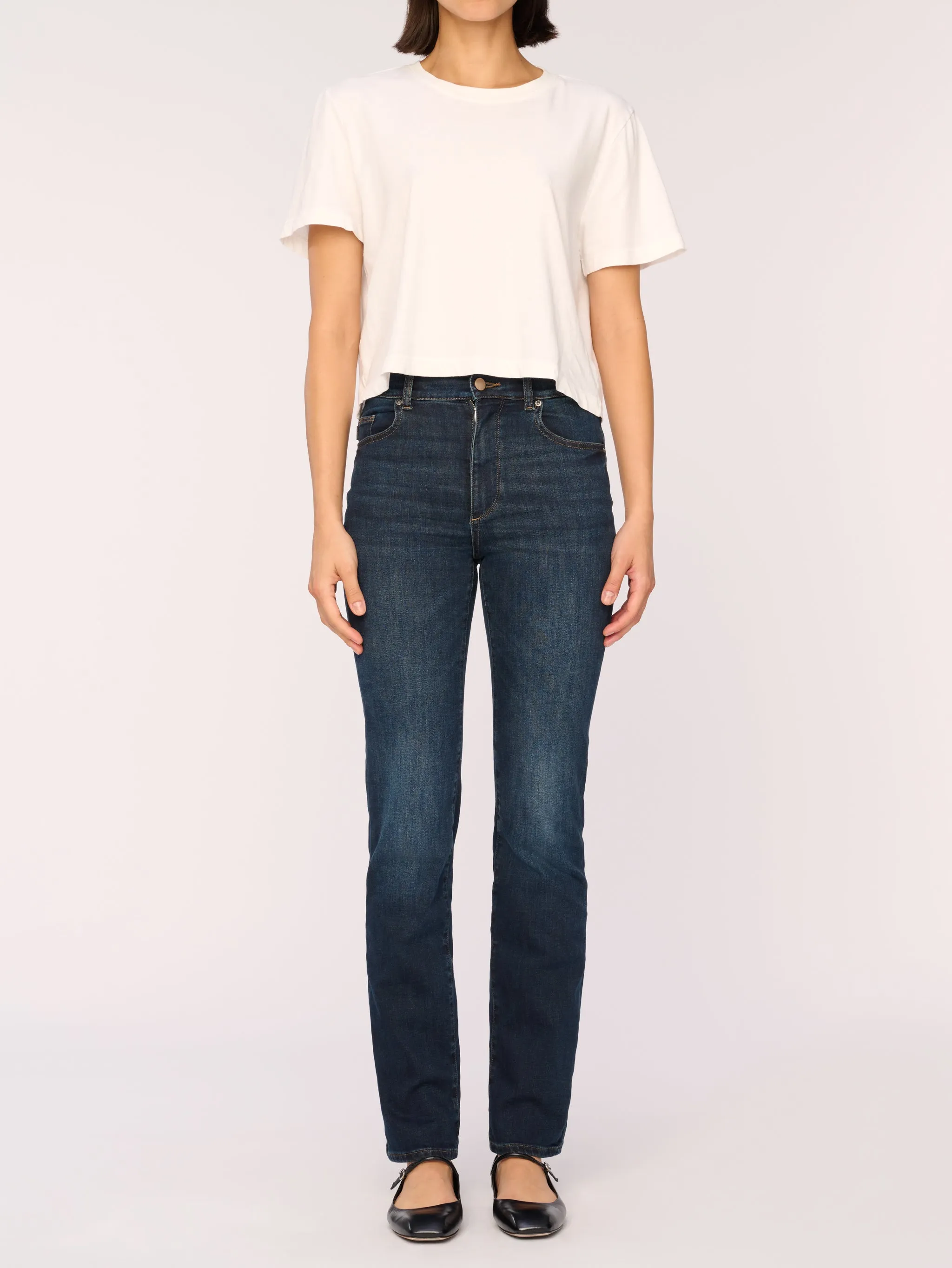 Essential Tee | White sold by DL1961 product image thumbnail 3