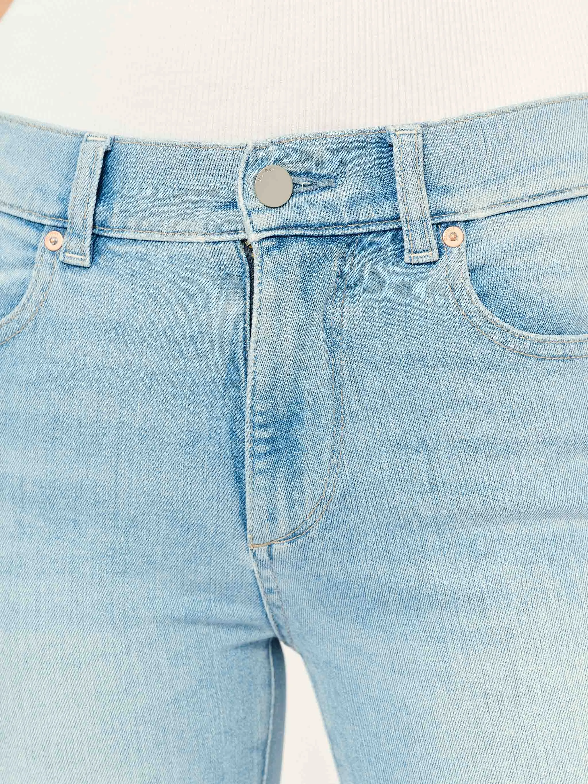 Mara Straight Mid Rise Instasculpt 27" Jeans | Fountain sold by DL1961 product image thumbnail 4