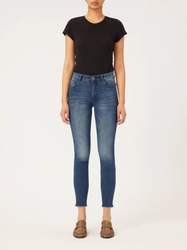 Florence Skinny Mid Rise Instasculpt Crop | Stranded sold by DL1961