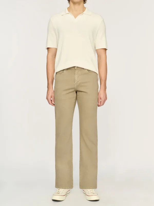 Avery Relaxed Straight Jeans | Desert Sand (Khaki) sold by DL1961