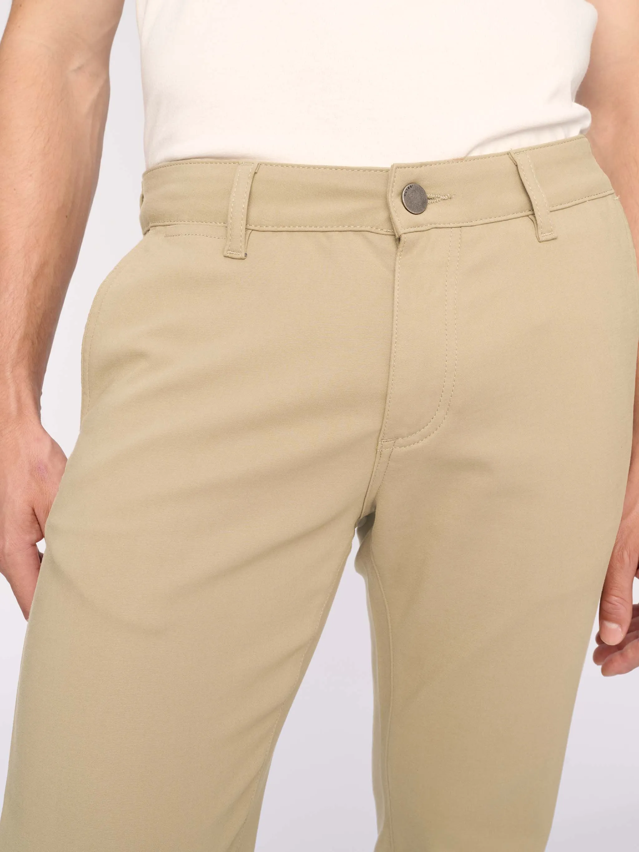 Ivan Slim Trouser | Sepia (Khaki) sold by DL1961 product image thumbnail 5