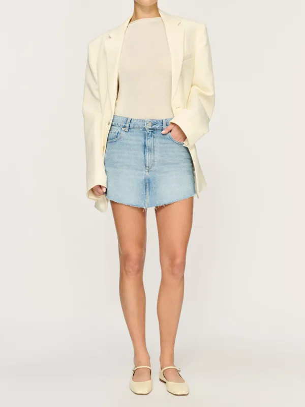 Alma Denim Skirt Mini | Clear Sky sold by DL1961