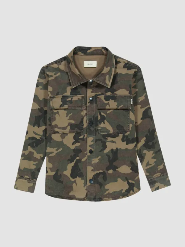 Ash Shirt Long Sleeve | Camo sold by DL1961