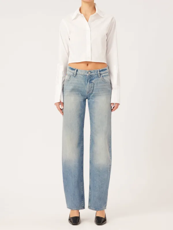 Ilia Barrel Low Rise Relaxed Vintage Jeans | Aged Mid sold by DL1961