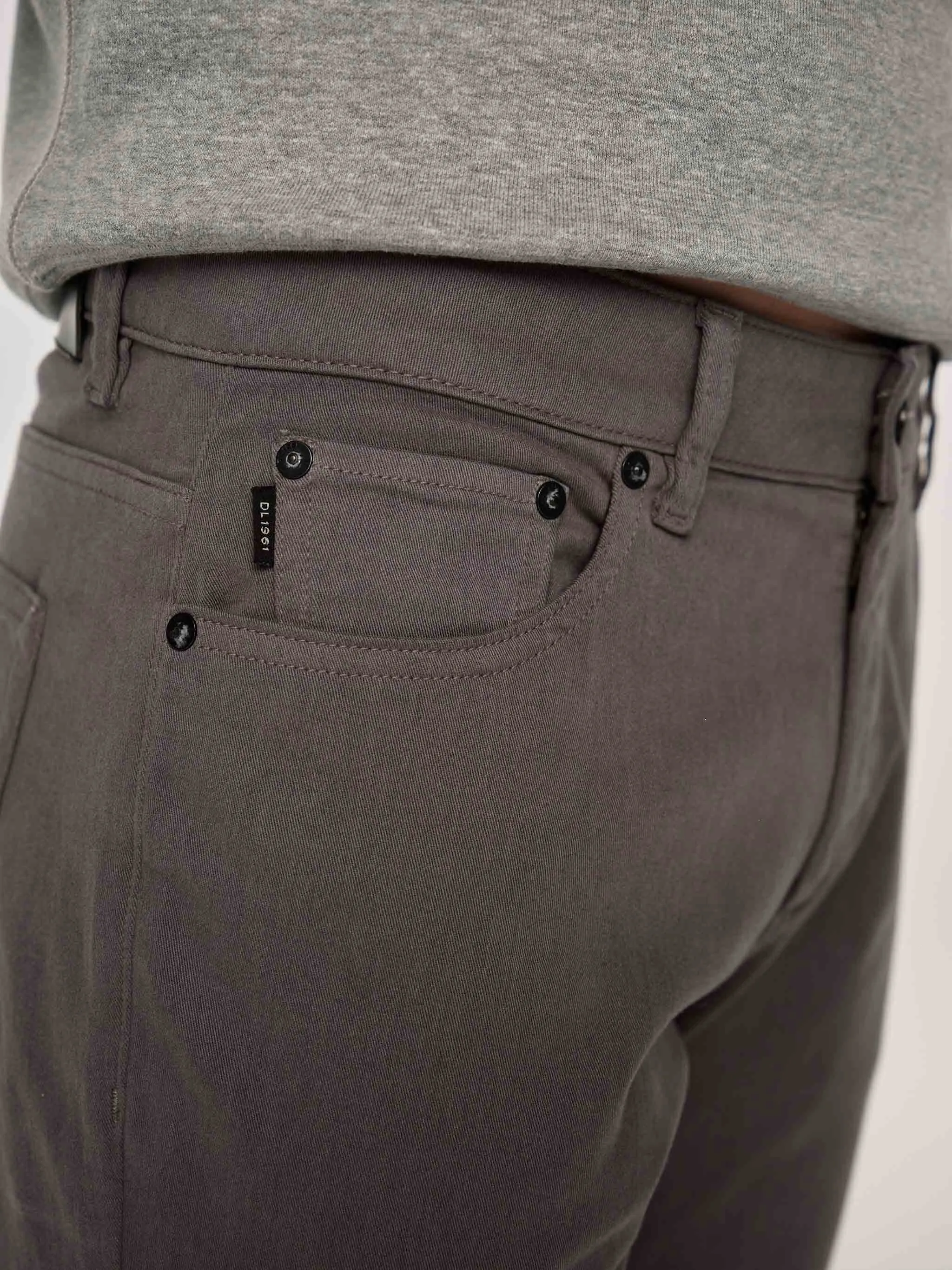 Nick Slim Pants | Shark Grey sold by DL1961 product image thumbnail 5