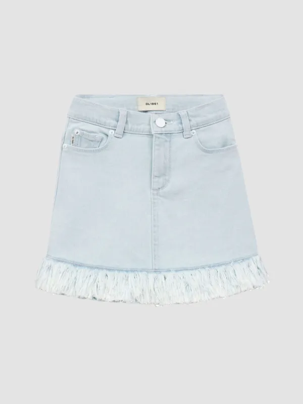 Jenny Mini Jean Skirt | Denim Fur sold by DL1961