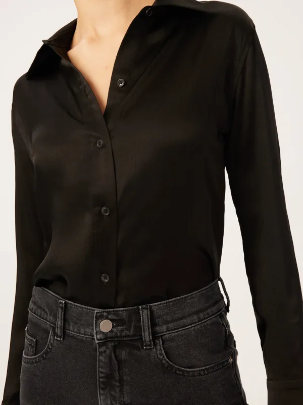 Lisette Shirt  | Black sold by DL1961