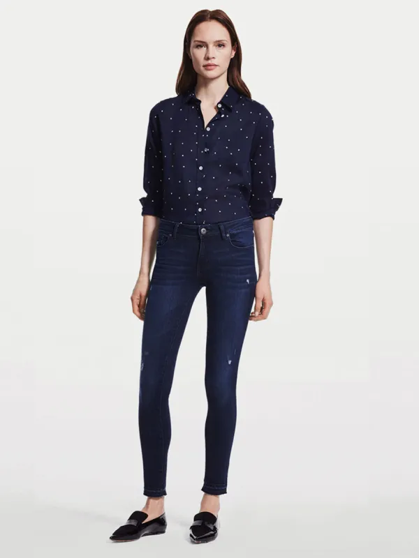 Emma Low Rise Skinny | Stark sold by DL1961