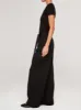 Zoie Trouser Wide Leg Relaxed 30.25" | Black Onyx sold by DL1961