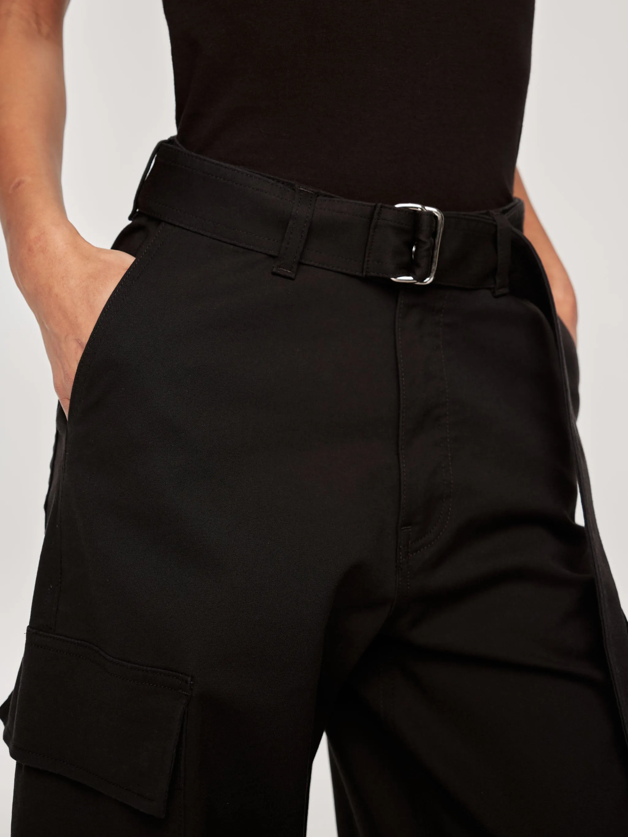 Zoie Trouser Wide Leg Relaxed 30.25" | Black Onyx sold by DL1961 product image thumbnail 2