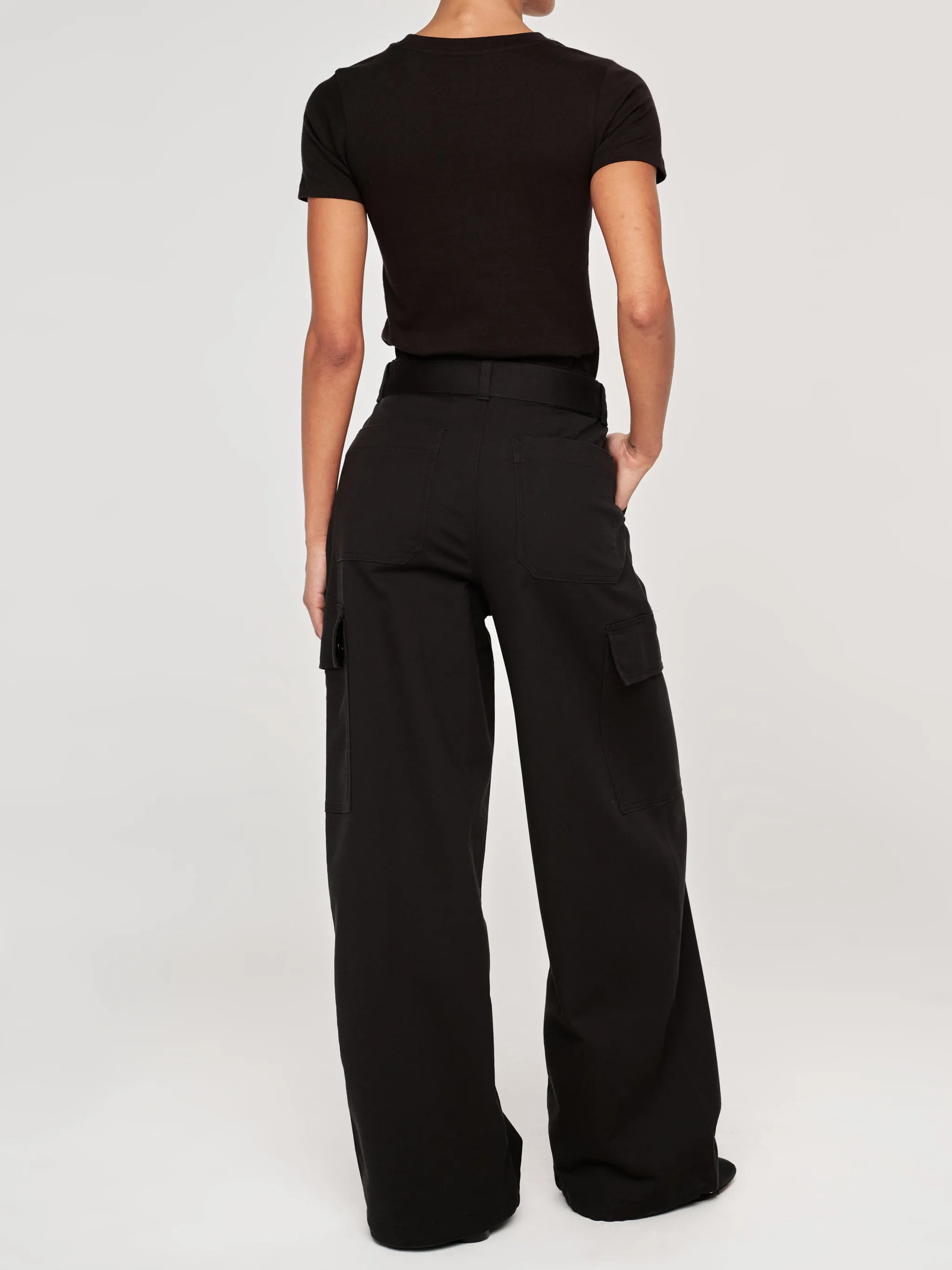 Zoie Trouser Wide Leg Relaxed 30.25" | Black Onyx sold by DL1961 product image thumbnail 5