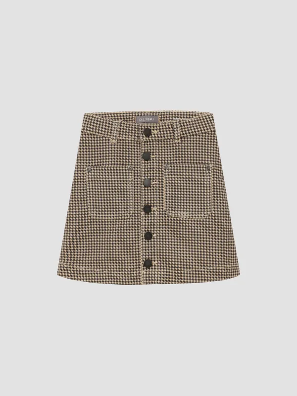 Jenny Mini Skirt | Dogstooth sold by DL1961