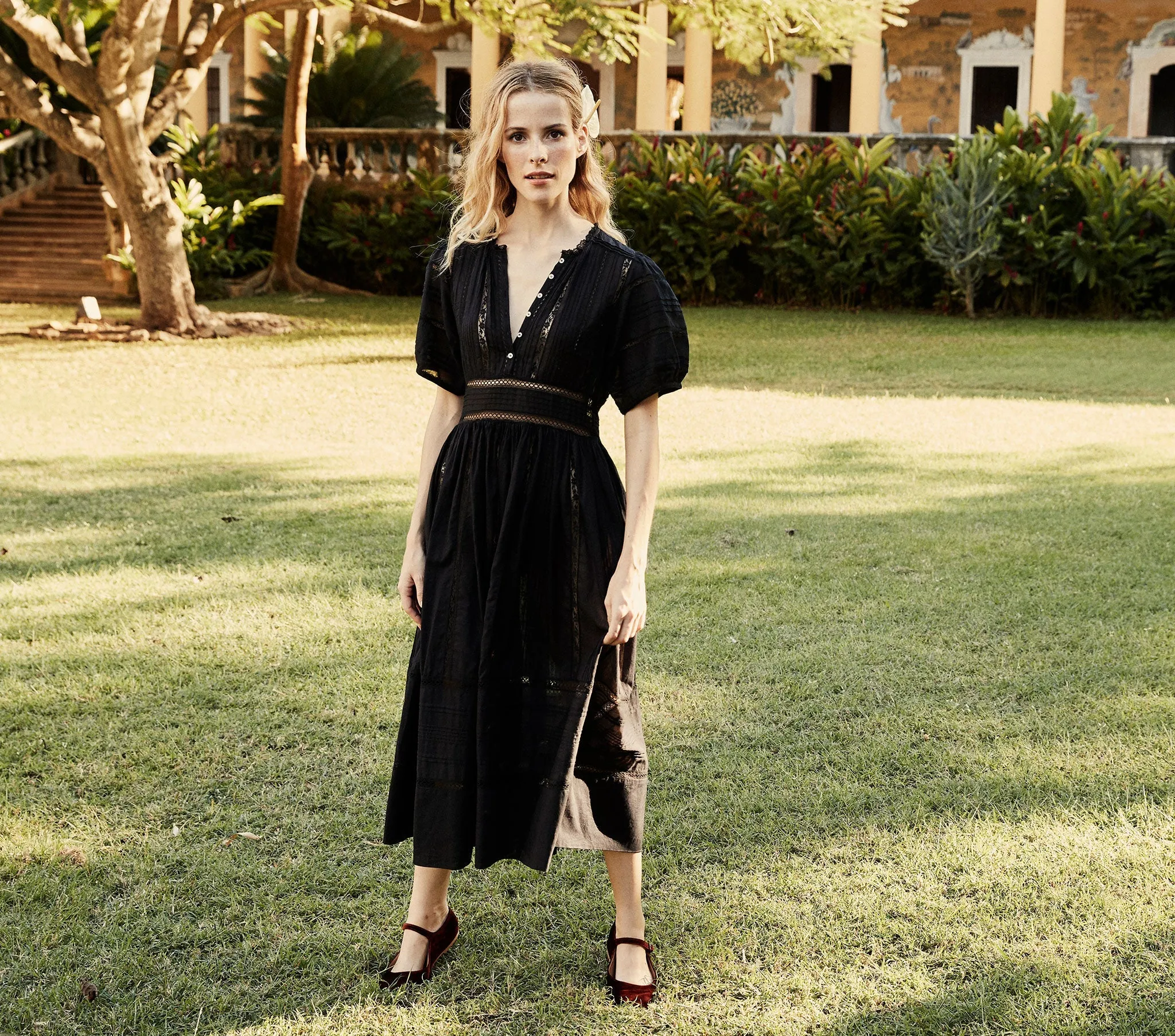 HMD -- VIOLET DRESS -- BLACK sold by Doen product image thumbnail 3